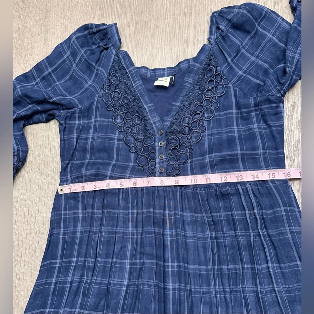 Anthropologie Akemi + Kin Plaid Kerchief Dress – Size 2 - Picture 7 of 12